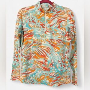 This ICIKULS/IBKUL women's long sleeve mock neck top